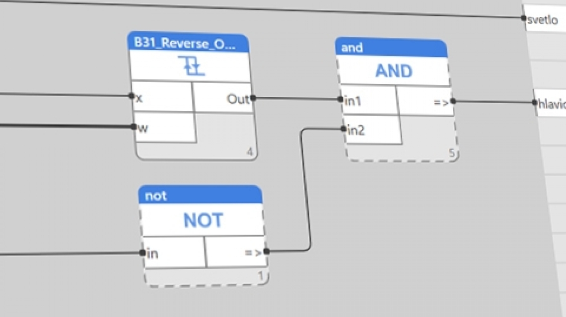 State programming. Simple PLC program.